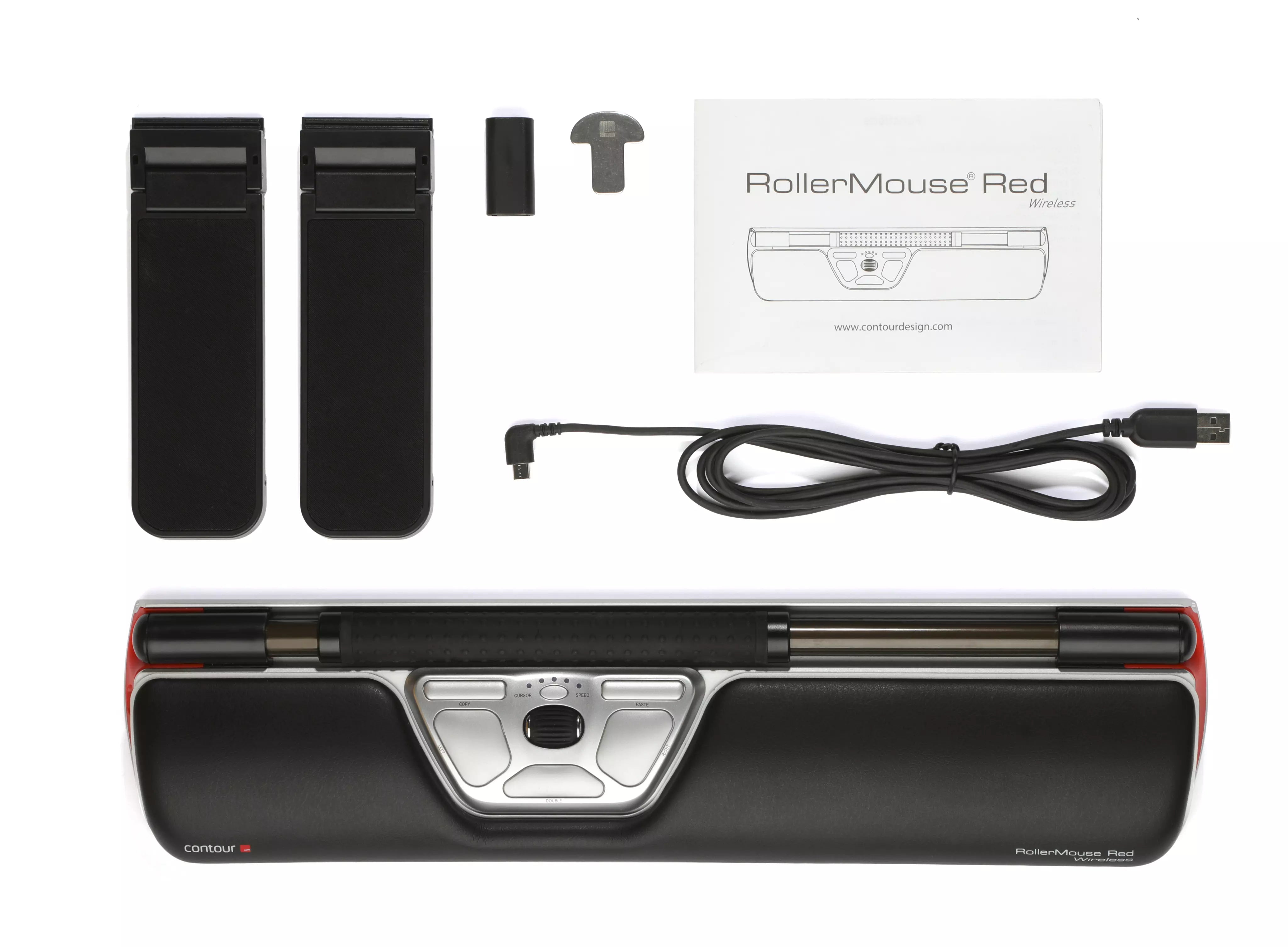 RollerMouse Red, langaton