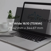 Tietoturvasuoja 16" Wide 16:10