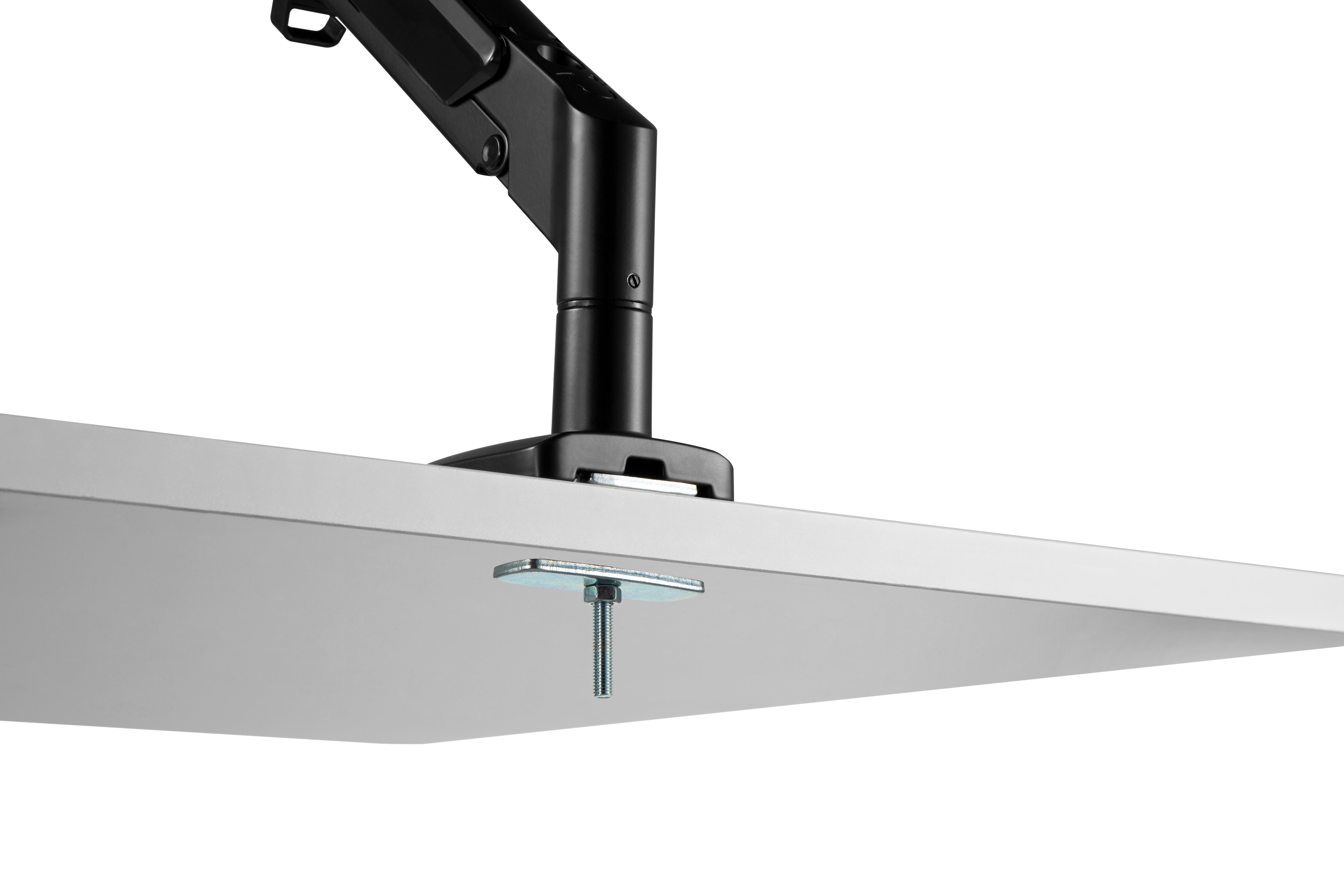 Monitorarm gaskolv, svart
