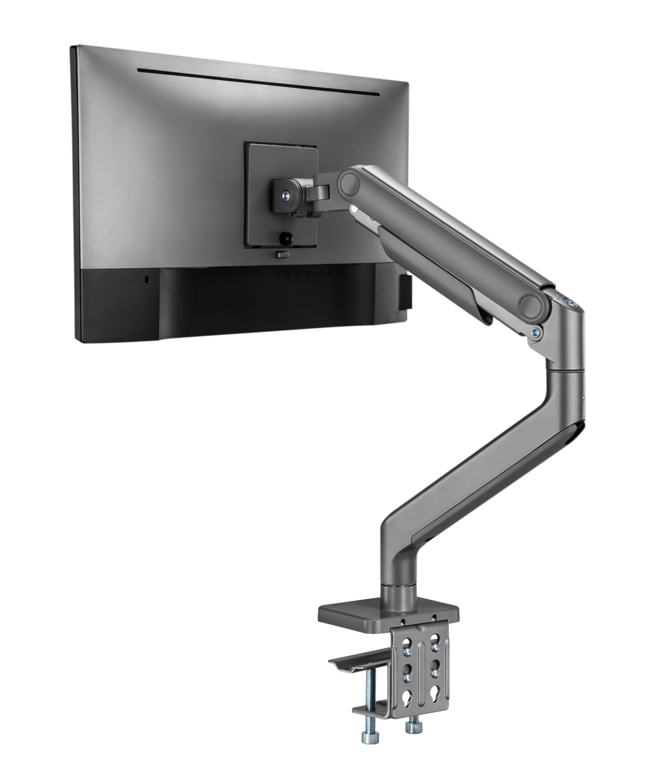 Monitorarm Heavy duty, mörkgrå