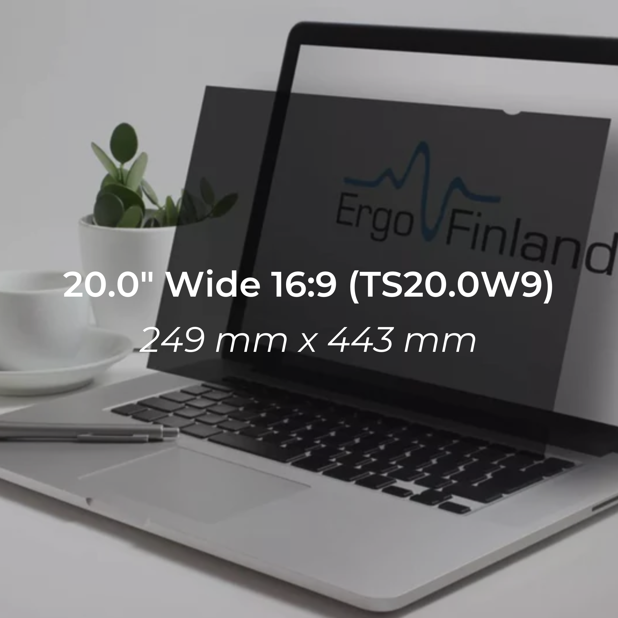 Tietoturvasuoja 20.0" Wide 16:9