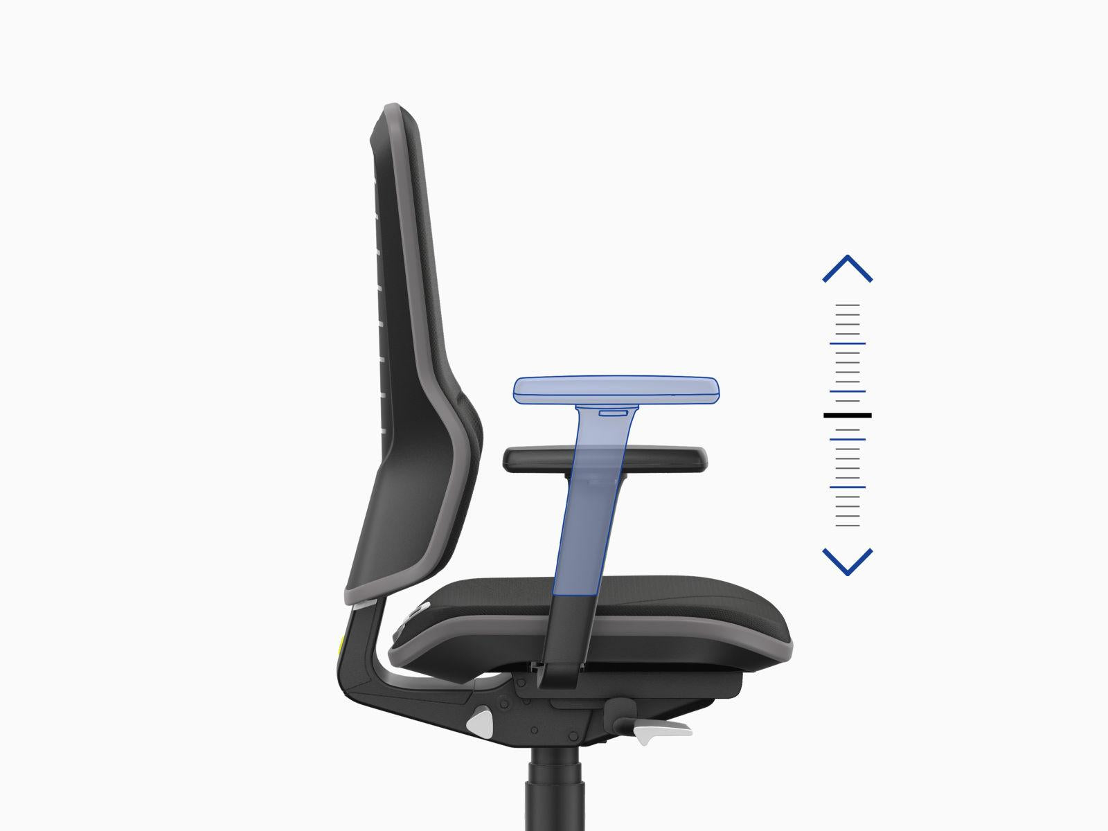 Neon 2 ESD Work Chair, Backrest Tilt – PU Upholstery - Ergonominen työtuoli