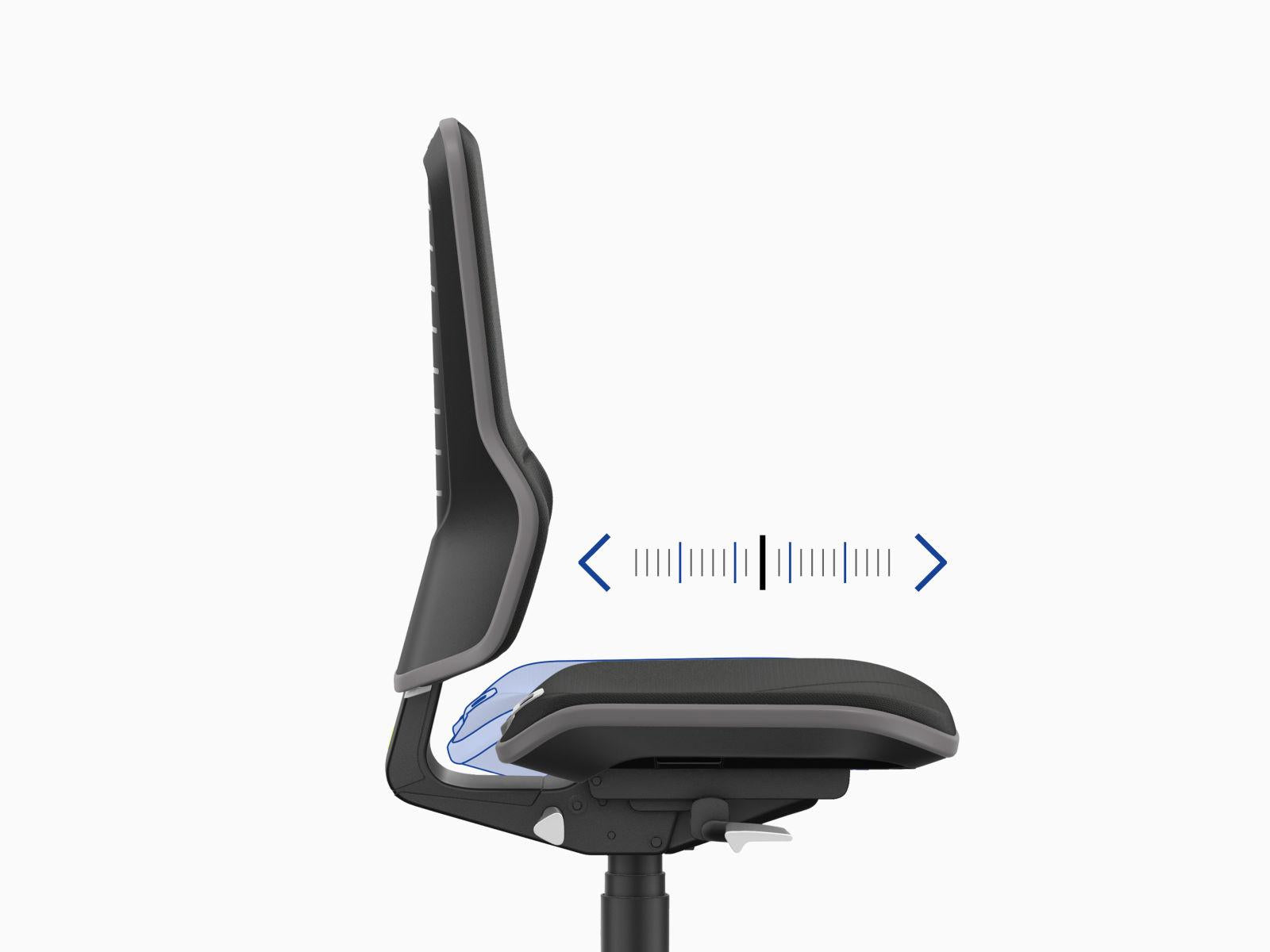 Neon 2 ESD Work Chair, Backrest Tilt – PU Upholstery - Ergonominen työtuoli