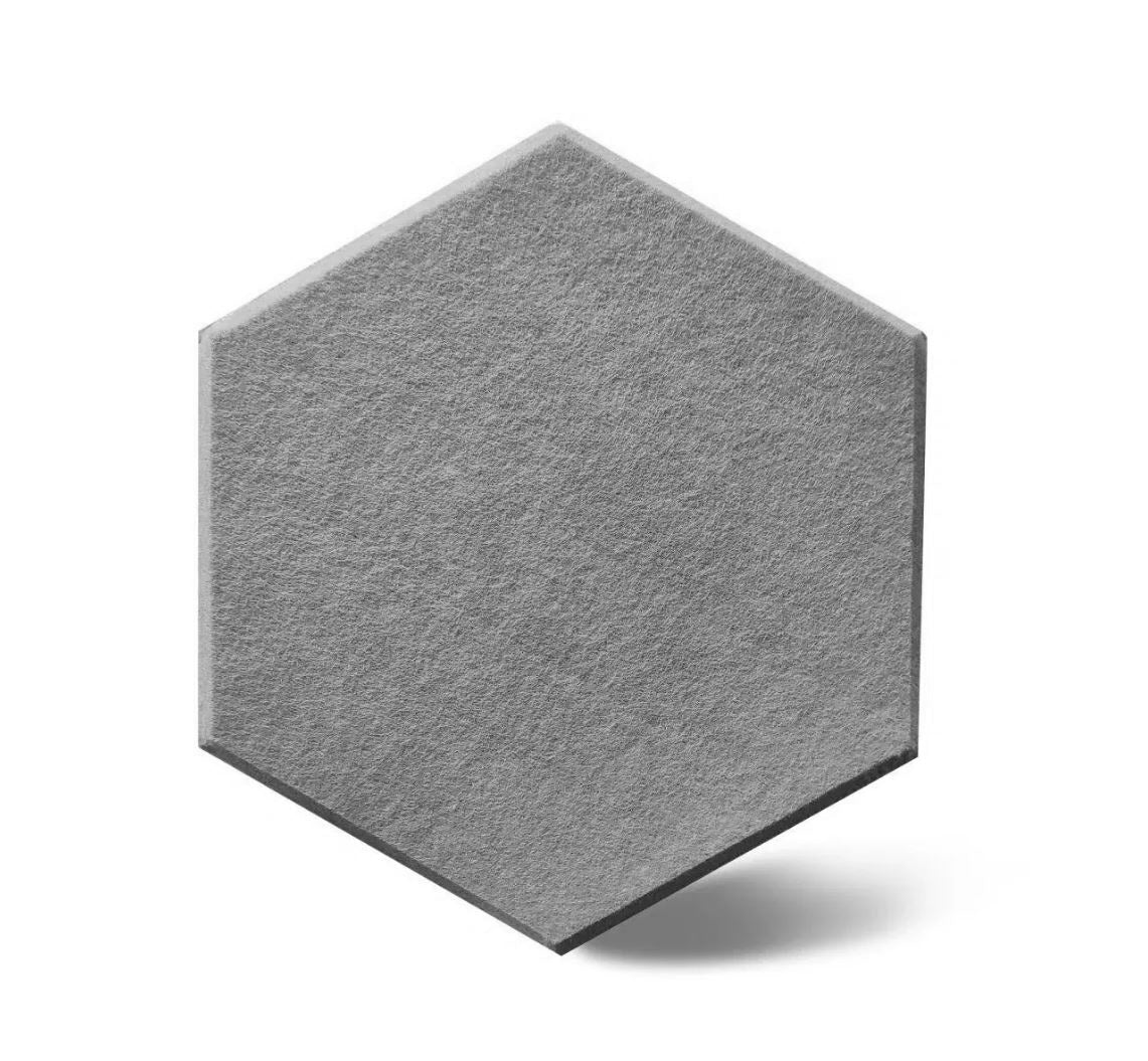Focus Hexagon – akustiikkapaneeli, harmaa (10kpl)