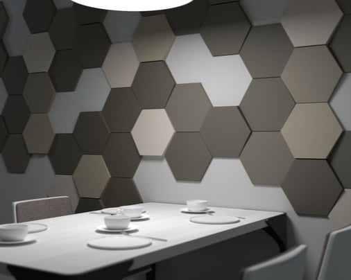 Focus Hexagon – akustiikkapaneeli, sininen (10kpl)