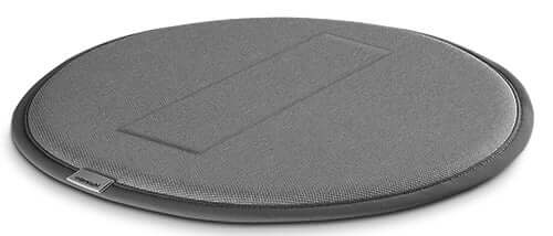 Grey ErgoFinland Seat Cushion with Microbreaks Bladder for Enhanced Comfort and Healthier Sitting