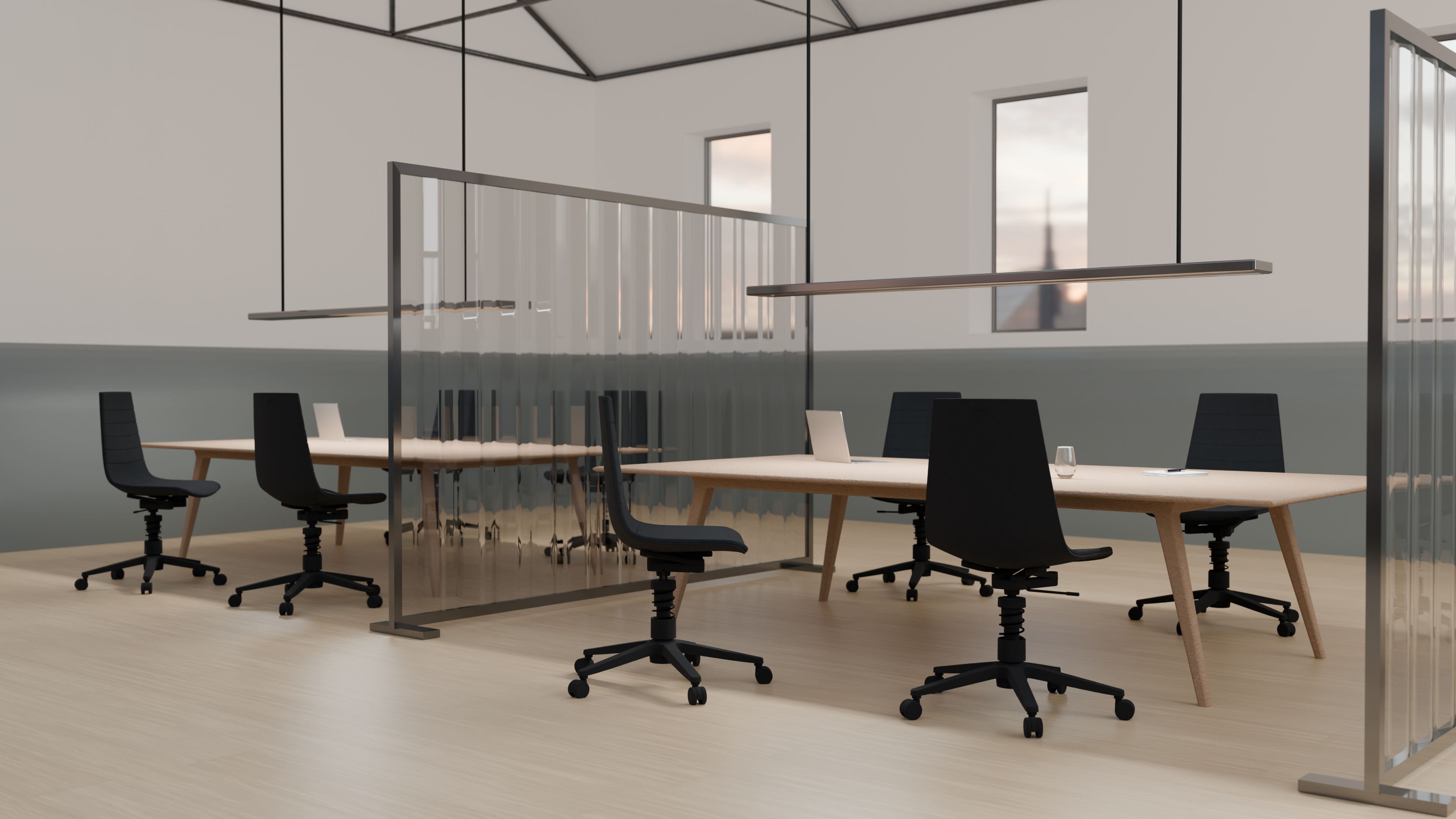 Linu Task jousella -vaalean harmaa Cura kangasverhoilu