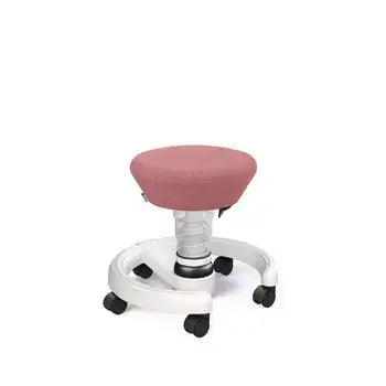 Swoppster kid's red ergonomic chair with adjustable height and flexible design for dynamic movement.