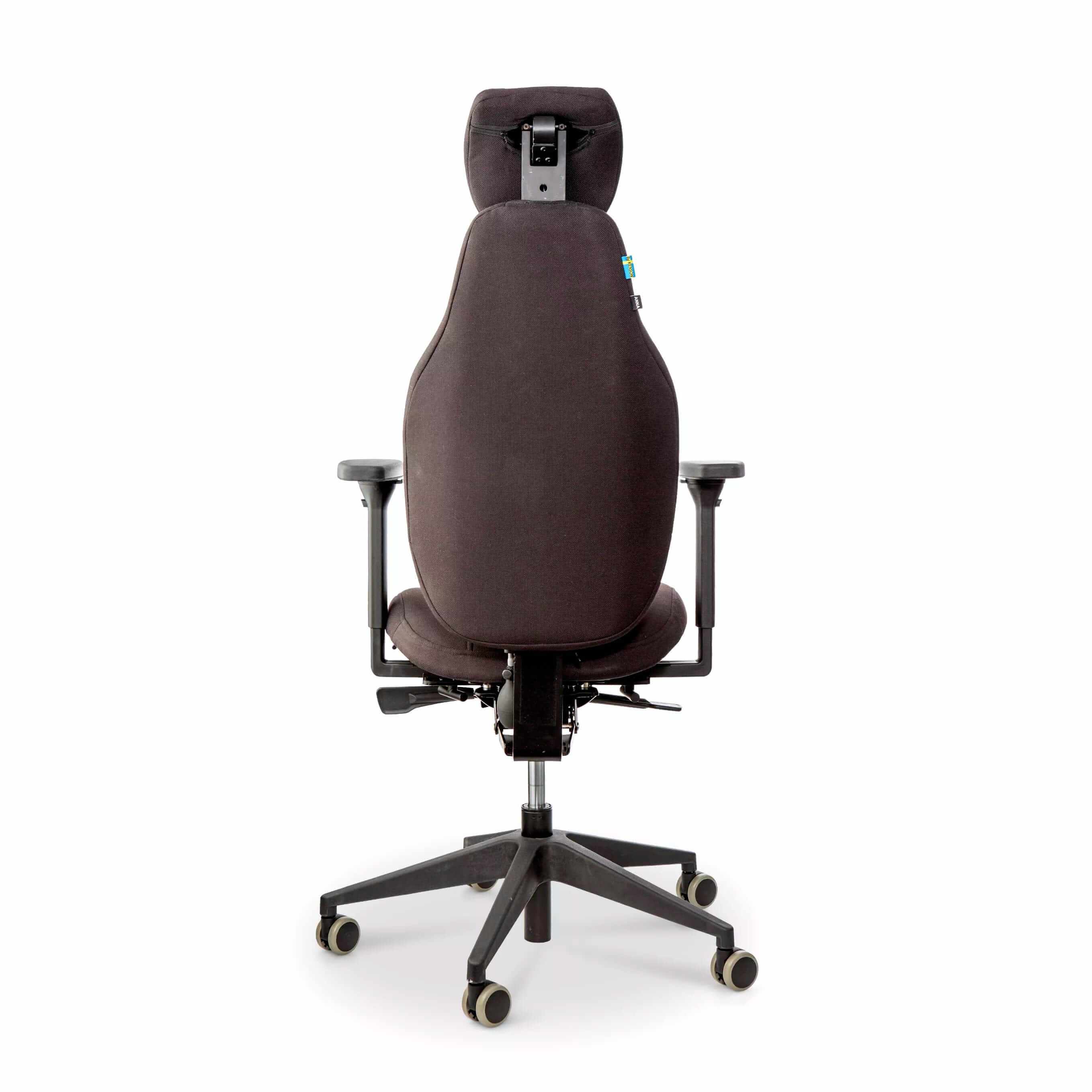 Ergonomic Anna Air office chair with air cell seat, engineered in Sweden for enhanced comfort and ergonomic support.
