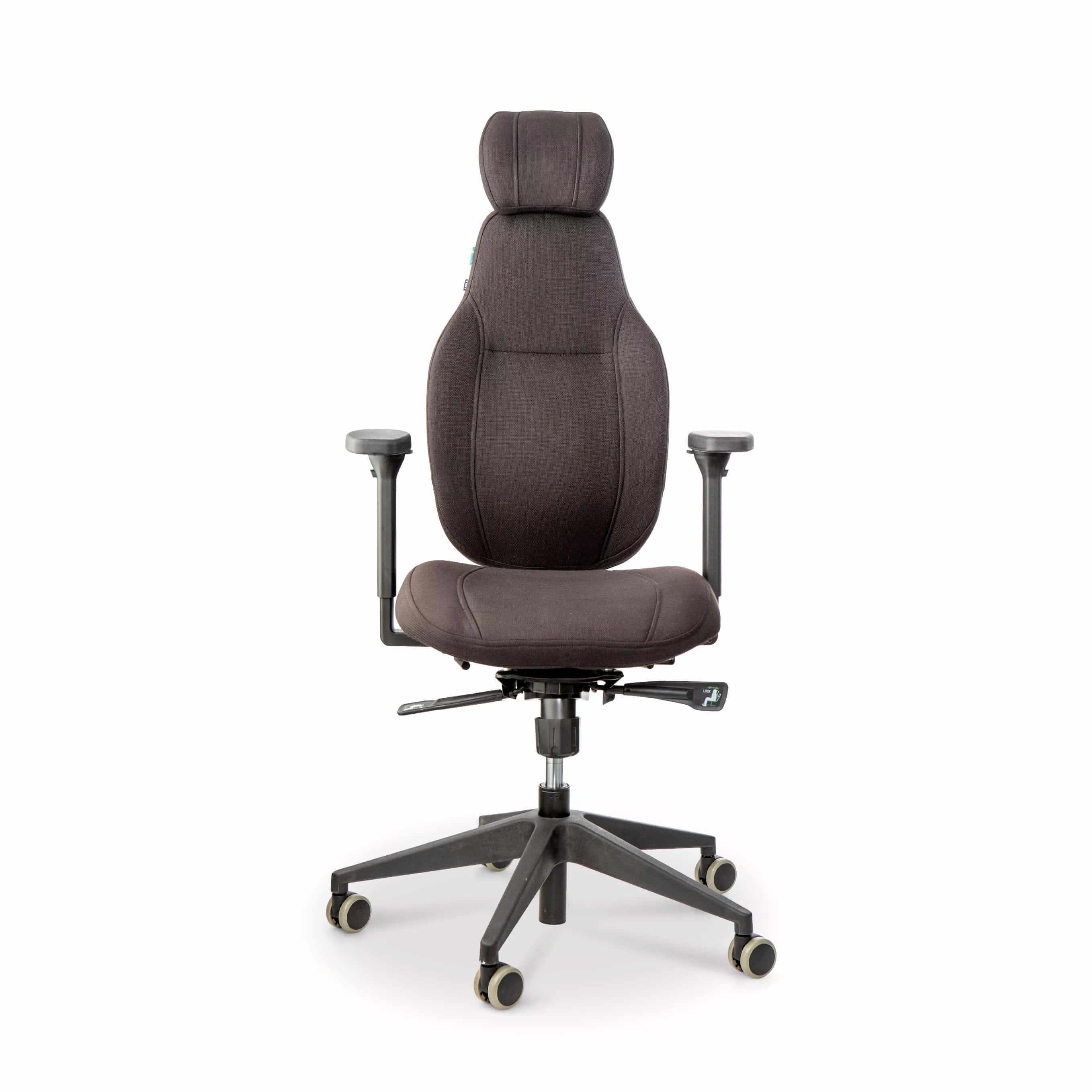 Anna Light ergonomic office chair with adjustable height and high backrest for comfort during long workdays.