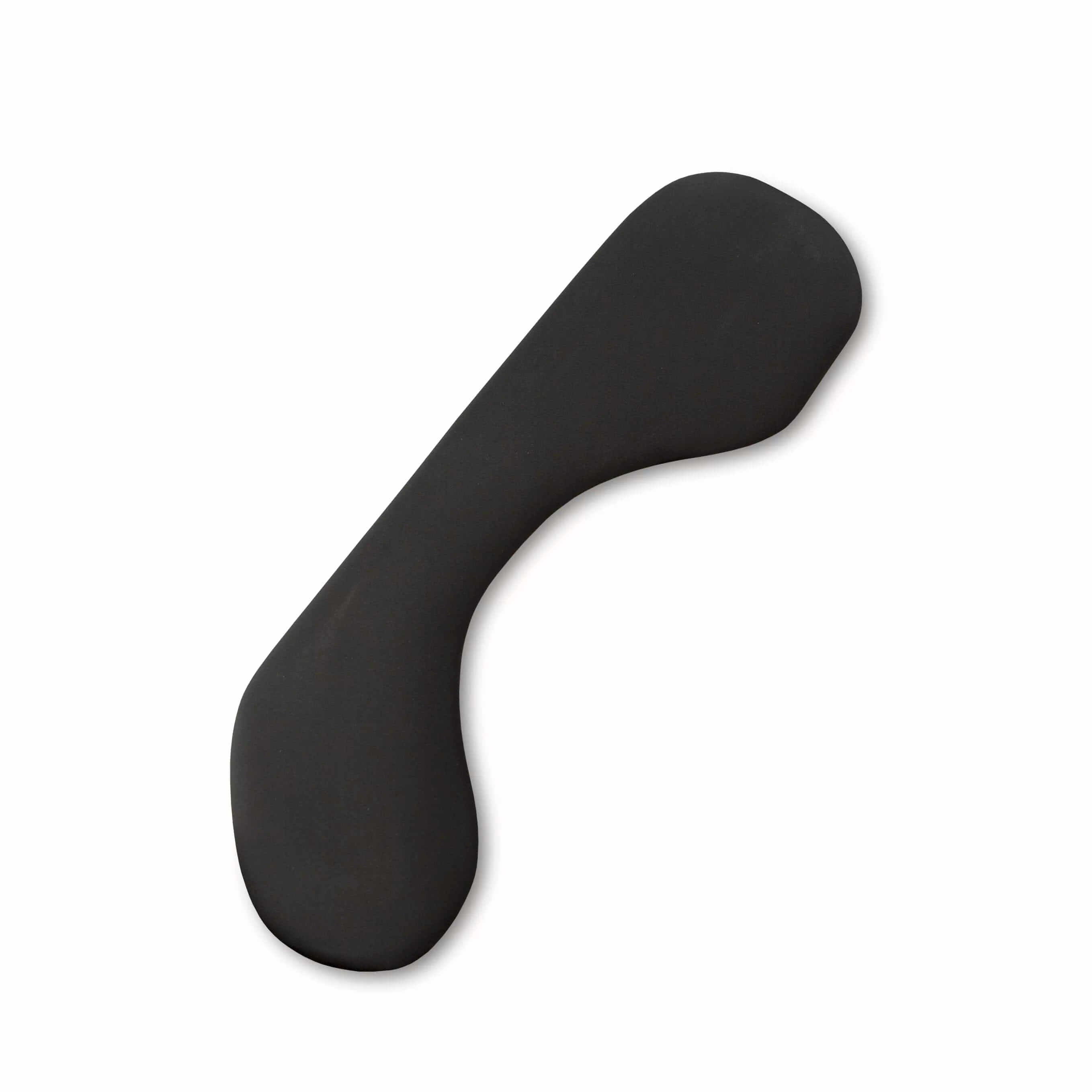 Ergonomic arm support in black lycra fabric, 67 cm, designed to reduce strain and enhance comfort for prolonged desk work.