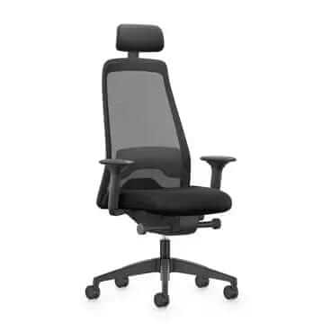 EVERYis1 ergonomic office chair with neck support, sleek design and advanced features for versatile work environments.