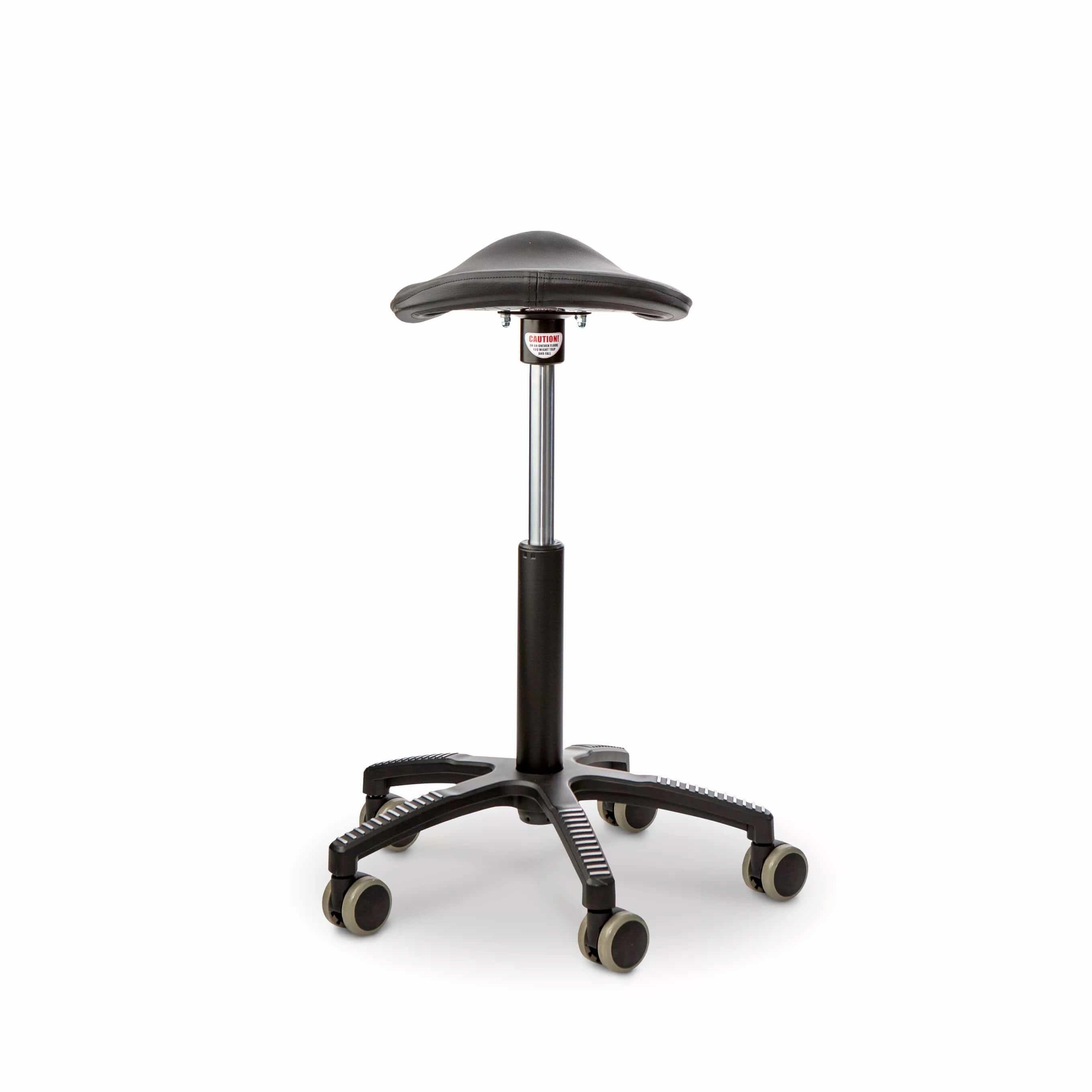 GetUpSaddle satulatuoli, musta keinonahka