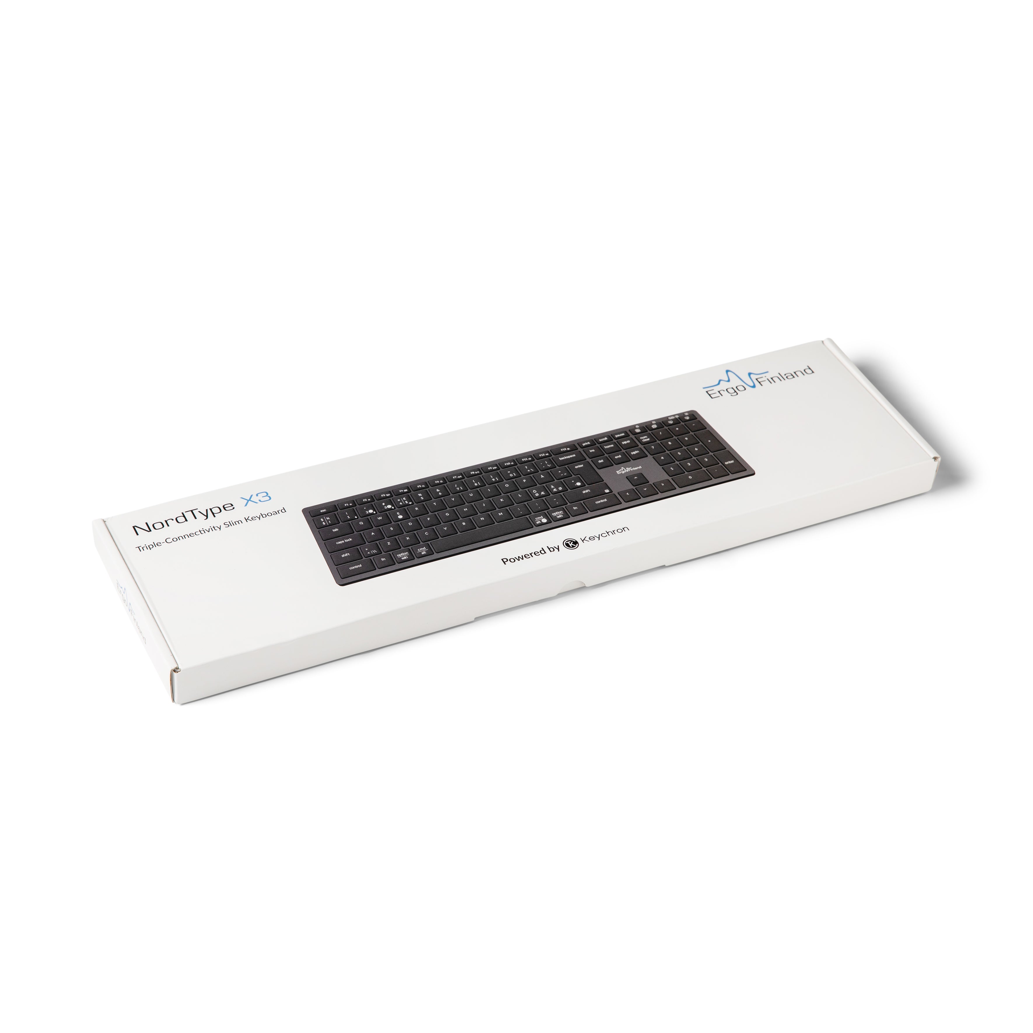 NordType X3 – 3-in-1 näppäimistö – musta