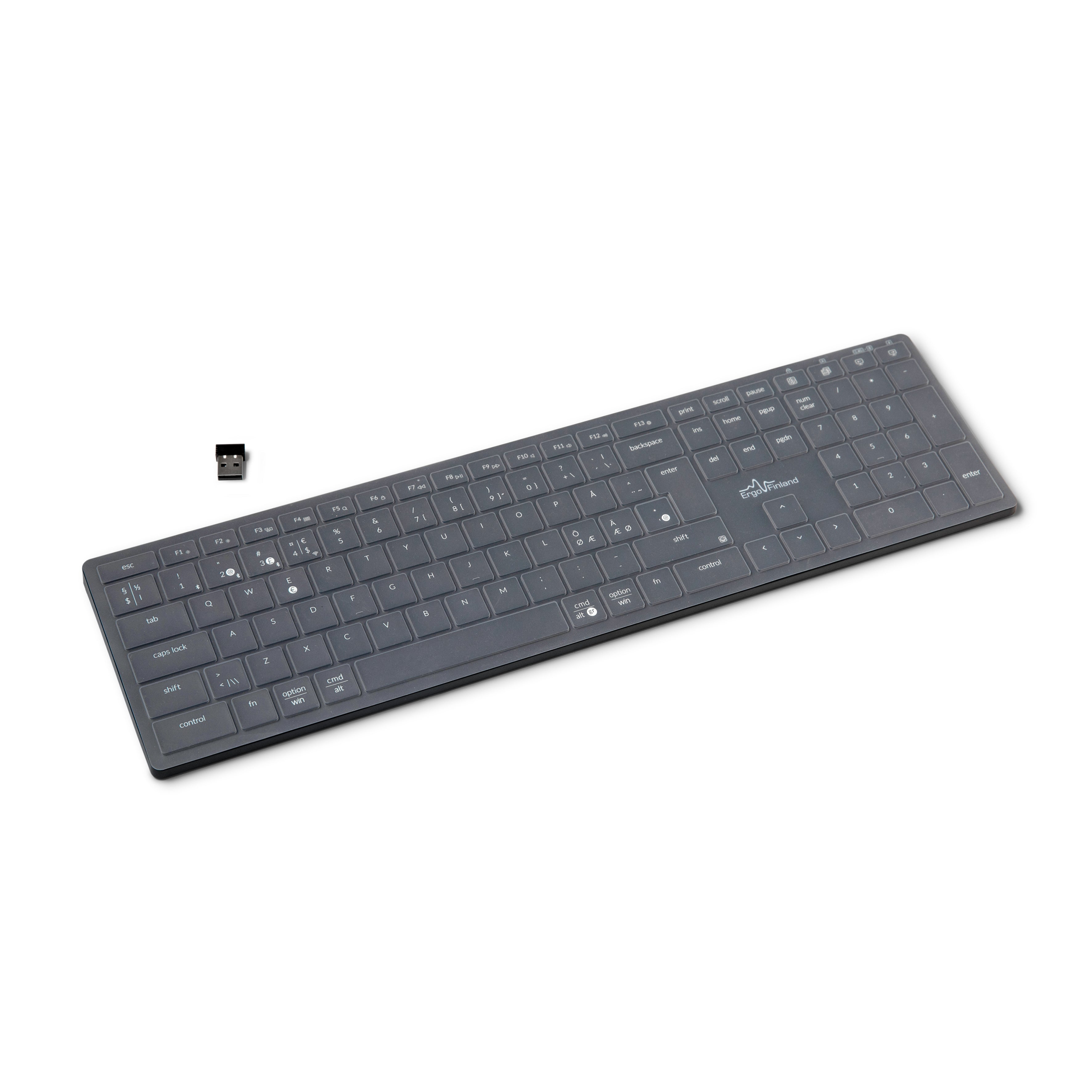NordType X3 – 3-in-1 näppäimistö – musta