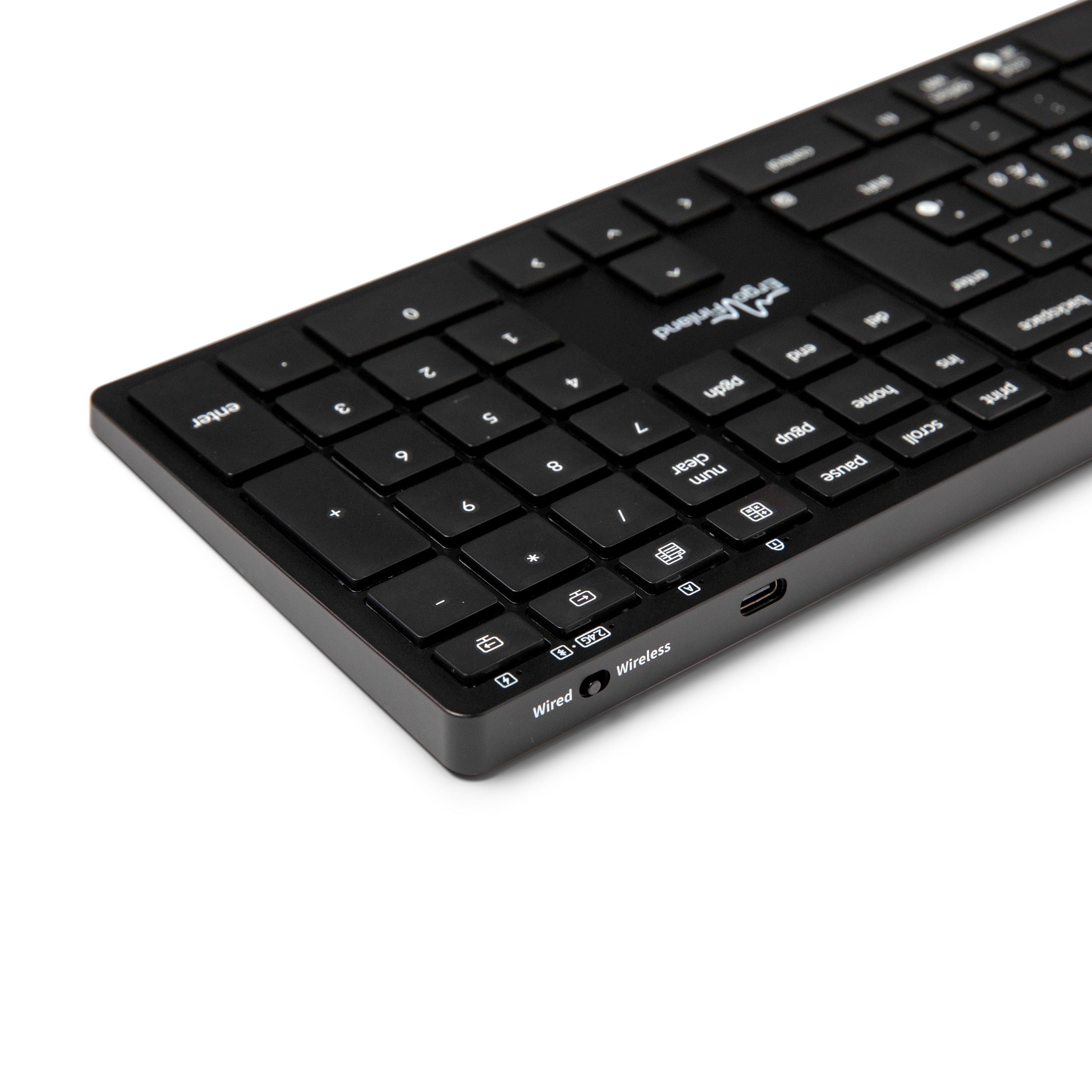 NordType X3 – 3-in-1 näppäimistö – musta
