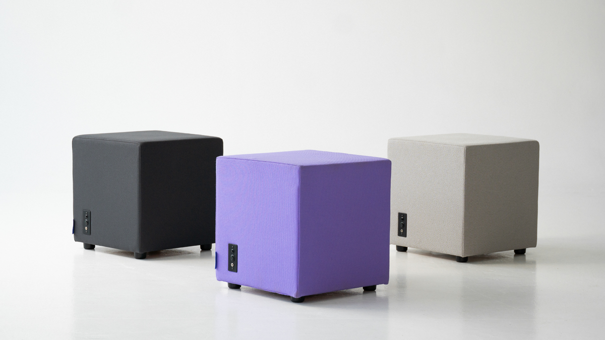 Neurosonic Cube palautumisrahi, musta nahka