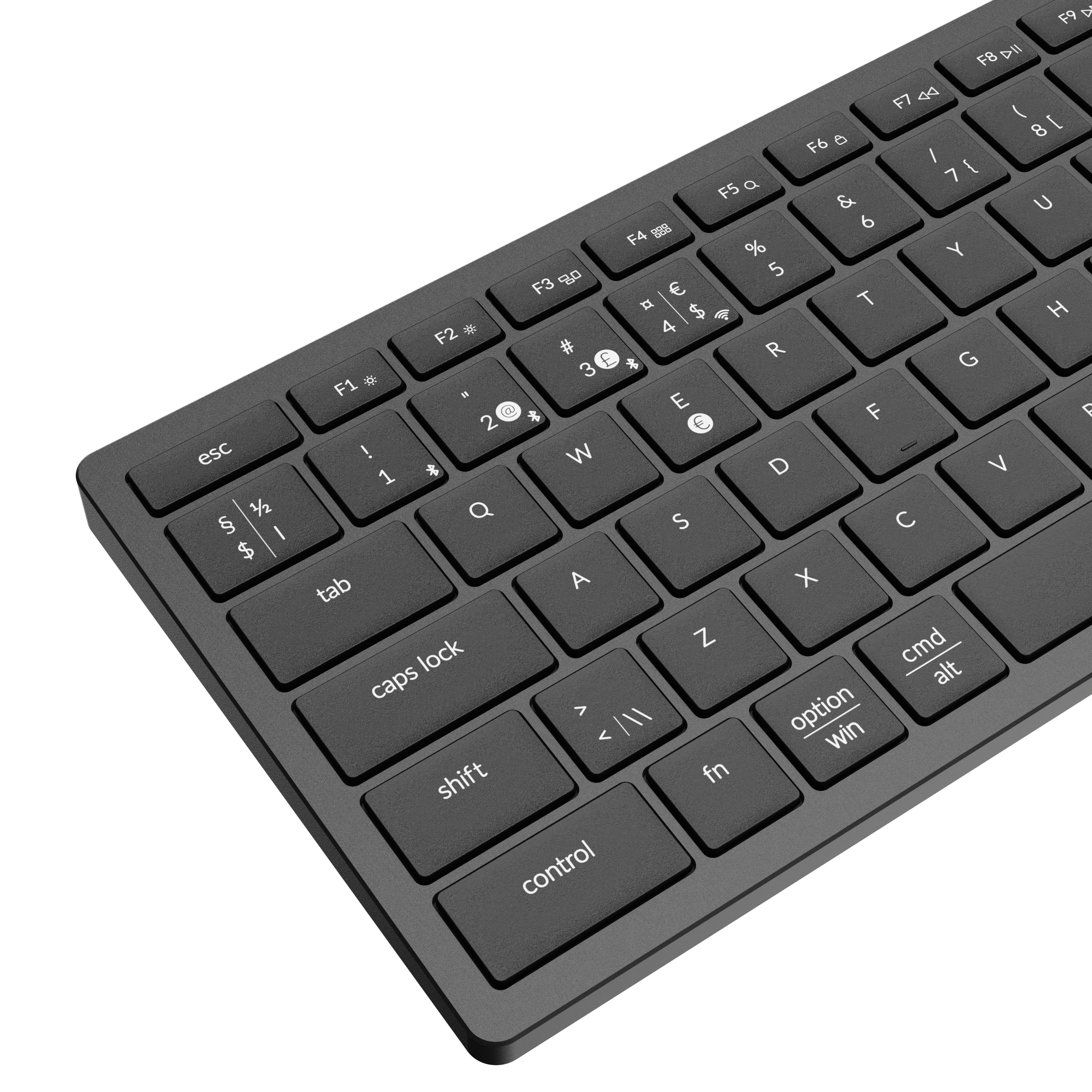 NordType X3 – 3-in-1 näppäimistö – musta