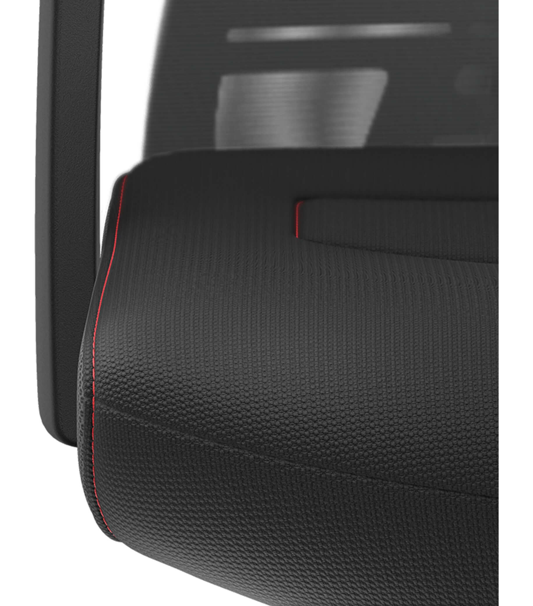 Close-up of PURE ACTIVE Edition #14 seat with anthracite mesh back, featuring ergonomic Smart-Spring technology for active seating.