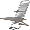 Stylish black Mousetrapper Standfriend ergonomic stand for alternating sitting and standing work positions.