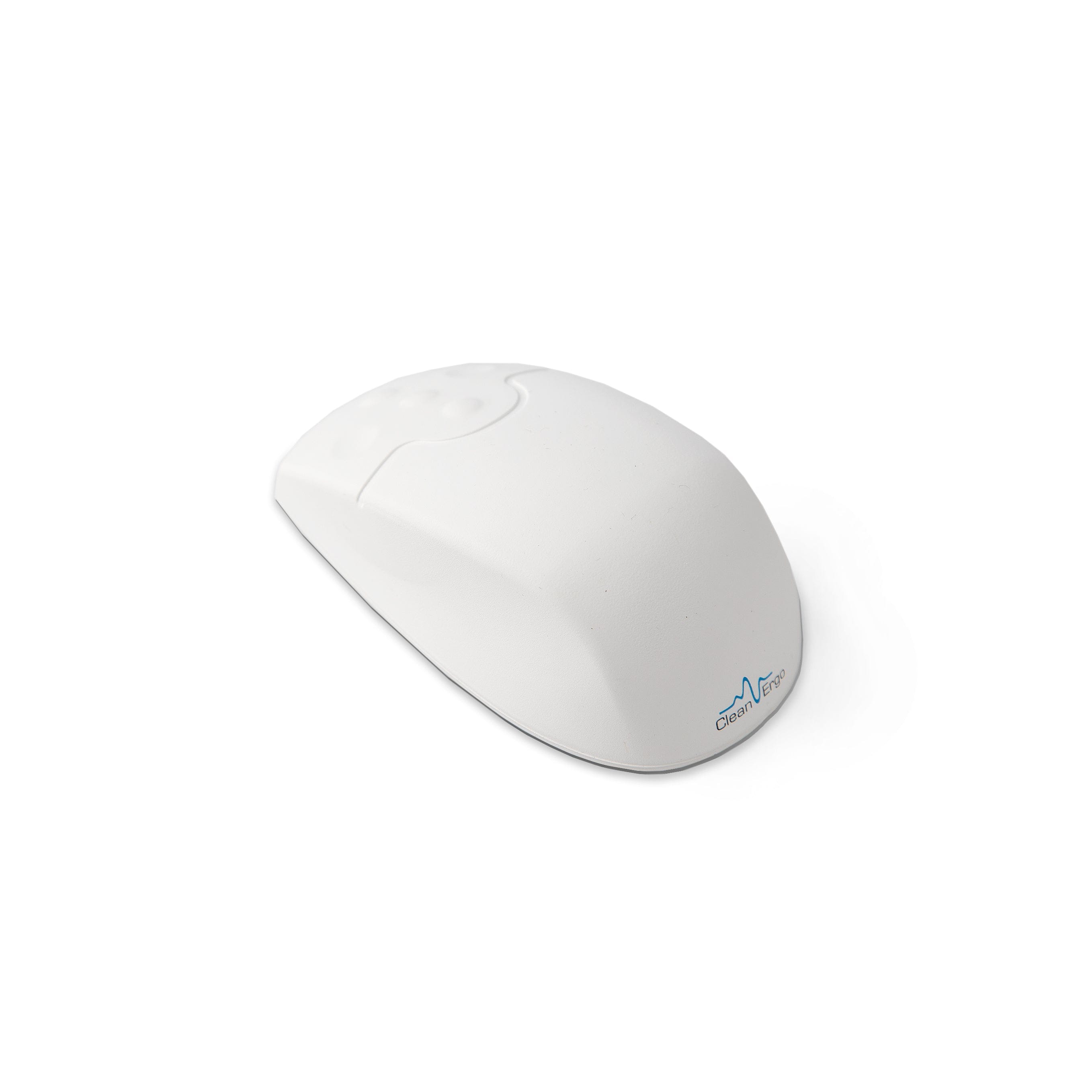 Wireless medical mouse with silicone coating from ErgoFinland, designed for hygiene in medical settings.