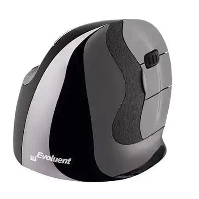 Wireless Evoluent VerticalMouse D with ergonomic design for natural hand position and enhanced productivity.