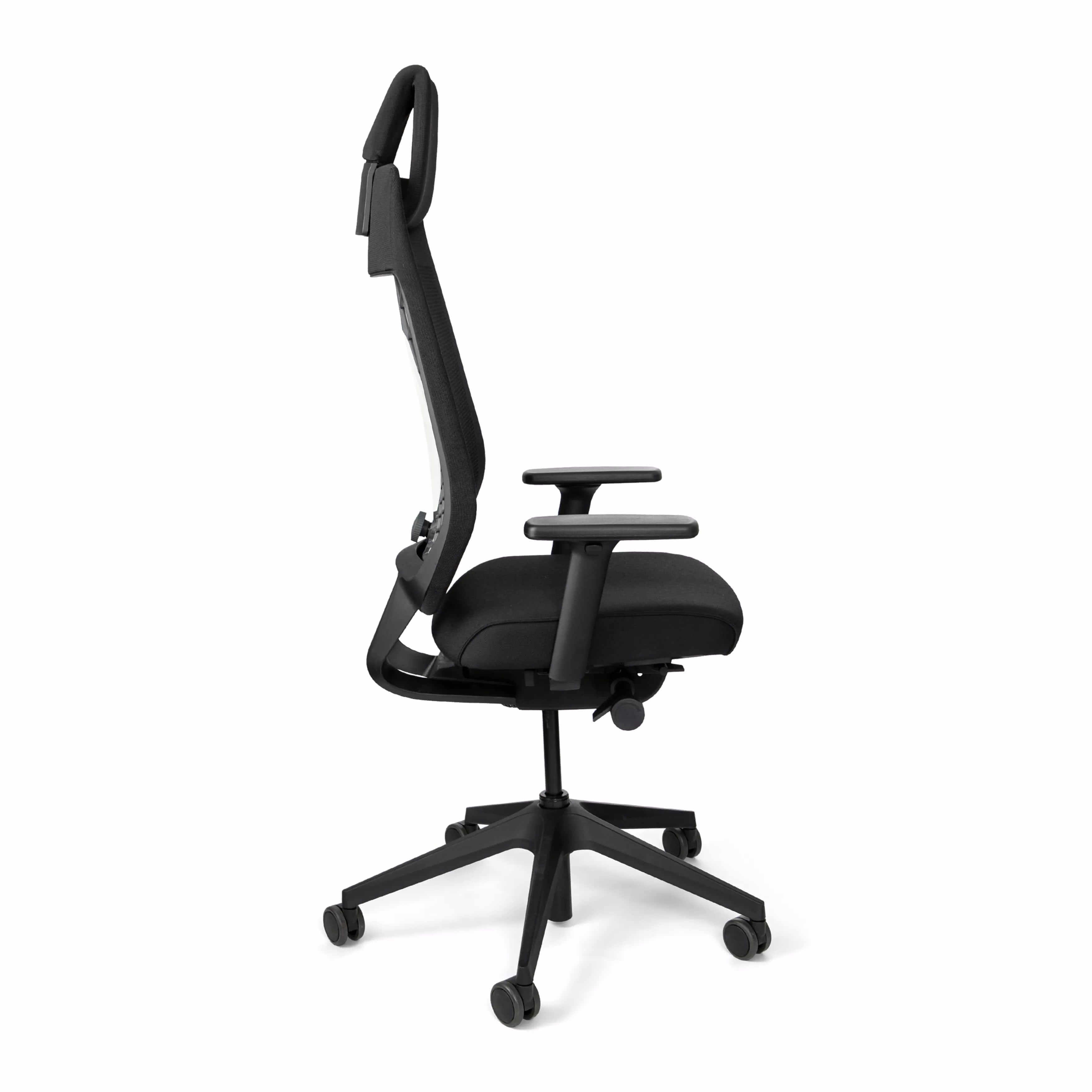 Ergonomic JOYCEis3 office chair with adjustable armrests and sleek design, ideal for home and office workspaces.